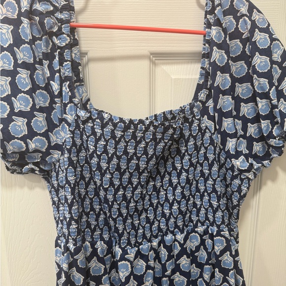 J Crew Puff Sleeve Midi Dress - Picture 3 of 5